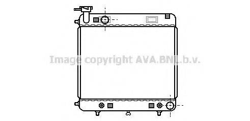 AVA QUALITY COOLING MS2122 Радіатор, охолодження двигуна