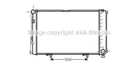 AVA QUALITY COOLING MS2211 Радіатор, охолодження двигуна