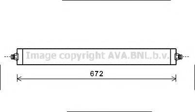 AVA QUALITY COOLING MS3531 Олійний радіатор, автоматична коробка передач