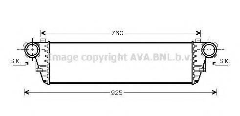 AVA QUALITY COOLING MS4297 Інтеркулер