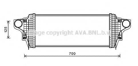 AVA QUALITY COOLING MS4551 Інтеркулер