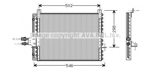 AVA QUALITY COOLING MS5206 Конденсатор, кондиціонер