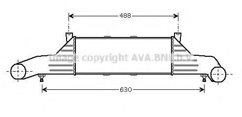 AVA QUALITY COOLING MSA4295 Інтеркулер