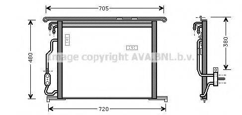 AVA QUALITY COOLING MSA5280 Конденсатор, кондиціонер