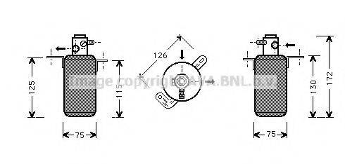 AVA QUALITY COOLING MSD267 Осушувач, кондиціонер