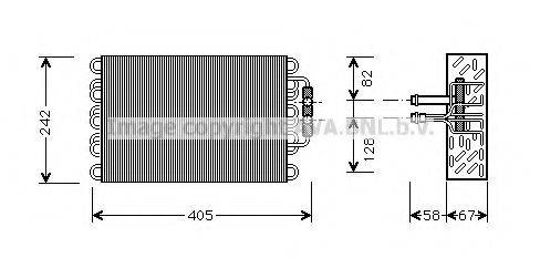 AVA QUALITY COOLING MSV008 Випарник, кондиціонер