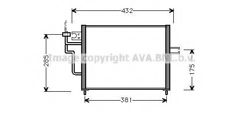 AVA QUALITY COOLING MT5104 Конденсатор, кондиціонер