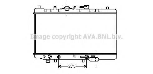 AVA QUALITY COOLING MZ2097 Радіатор, охолодження двигуна