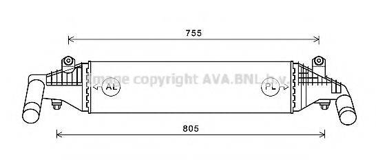 AVA QUALITY COOLING MZ4267 Інтеркулер