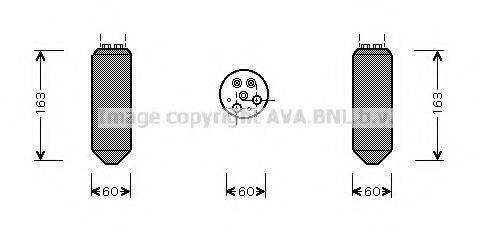 AVA QUALITY COOLING MZD052 Осушувач, кондиціонер