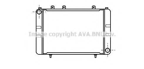 AVA QUALITY COOLING OL2019 Радіатор, охолодження двигуна