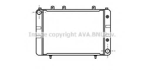 AVA QUALITY COOLING OL2020 Радіатор, охолодження двигуна