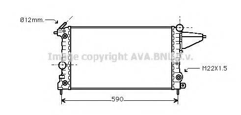 AVA QUALITY COOLING OL2117 Радіатор, охолодження двигуна