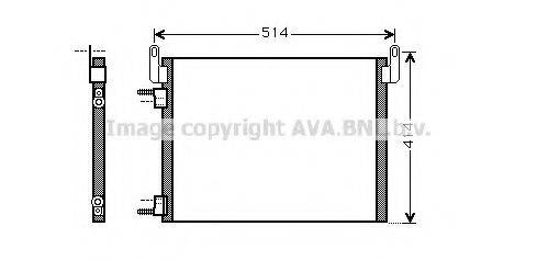 AVA QUALITY COOLING OL5587 Конденсатор, кондиціонер