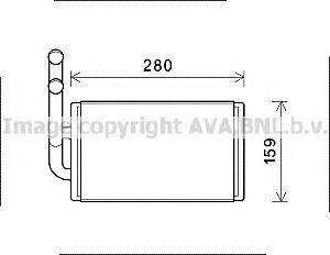 AVA QUALITY COOLING OL6570 Теплообмінник, опалення салону