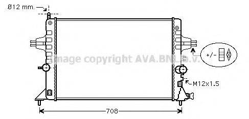 AVA QUALITY COOLING OLA2440 Радіатор, охолодження двигуна