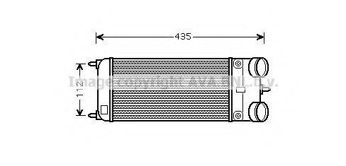 AVA QUALITY COOLING PEA4353 Інтеркулер