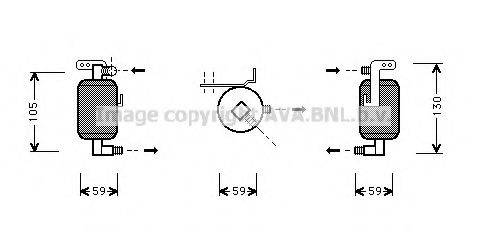 AVA QUALITY COOLING PED195 Осушувач, кондиціонер