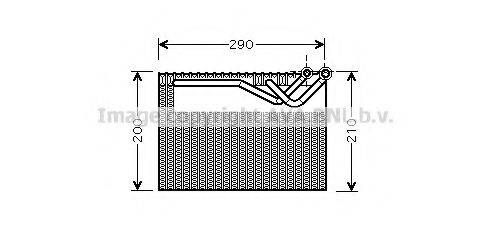 AVA QUALITY COOLING PEV278 Випарник, кондиціонер