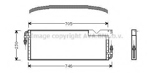 AVA QUALITY COOLING PR5018 Конденсатор, кондиціонер