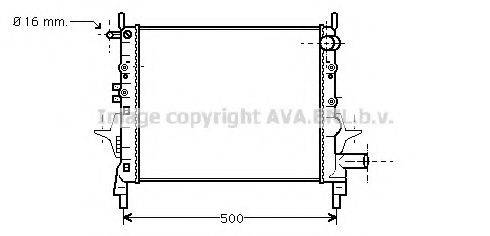 AVA QUALITY COOLING RT2217 Радіатор, охолодження двигуна