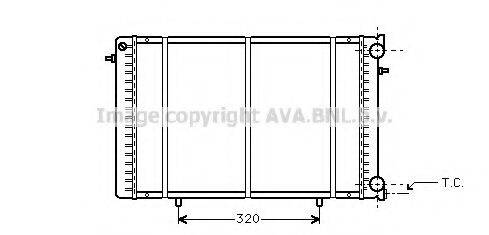 AVA QUALITY COOLING RT2239 Радіатор, охолодження двигуна