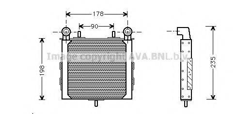 AVA QUALITY COOLING RT3225 масляний радіатор, моторне масло