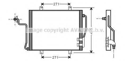 AVA QUALITY COOLING RT5191 Конденсатор, кондиціонер