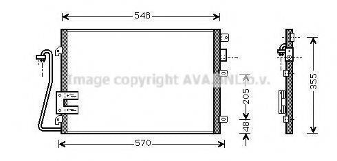 AVA QUALITY COOLING RT5275D Конденсатор, кондиціонер