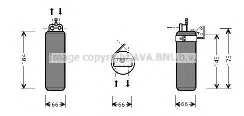 AVA QUALITY COOLING RTD019 Осушувач, кондиціонер