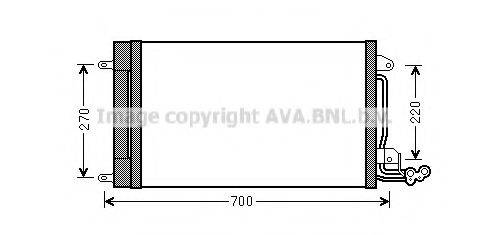 AVA QUALITY COOLING STA5038D Конденсатор, кондиціонер