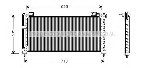 AVA QUALITY COOLING SU5027 Конденсатор, кондиціонер