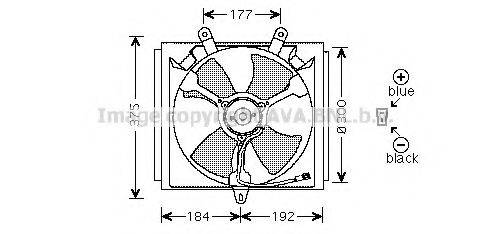 AVA QUALITY COOLING SU7505 Вентилятор, охолодження двигуна