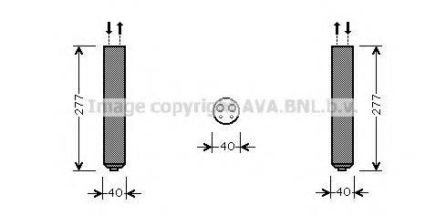 AVA QUALITY COOLING SUD089 Осушувач, кондиціонер