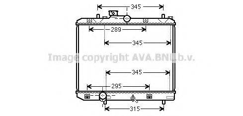 AVA QUALITY COOLING SZ2111 Радіатор, охолодження двигуна