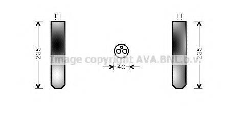 AVA QUALITY COOLING TOD017 Осушувач, кондиціонер