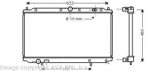 AVA QUALITY COOLING VO2124 Радіатор, охолодження двигуна