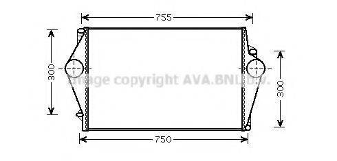 AVA QUALITY COOLING VO4136 Інтеркулер