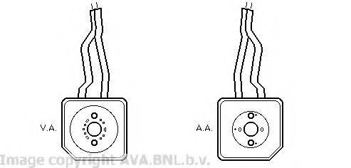 AVA QUALITY COOLING VW3096 масляний радіатор, моторне масло