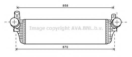 AVA QUALITY COOLING VW4313 Інтеркулер