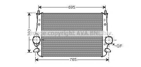 AVA QUALITY COOLING VWA4251 Інтеркулер