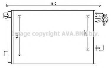 AVA QUALITY COOLING VWA5328D Конденсатор, кондиціонер