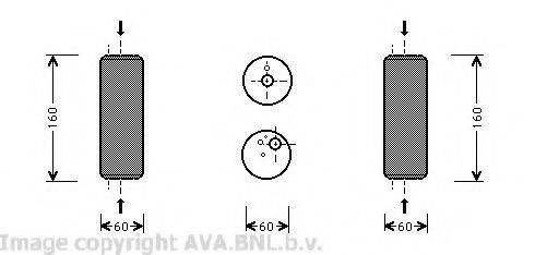 AVA QUALITY COOLING VWD014 Осушувач, кондиціонер