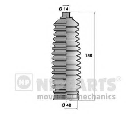 NIPPARTS J2840302 Комплект пильника, рульове керування