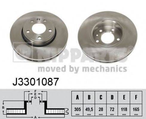 NIPPARTS J3301087 гальмівний диск