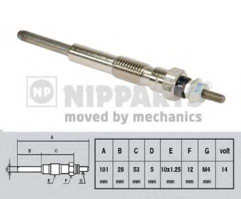 NIPPARTS J5712005 Свічка розжарювання