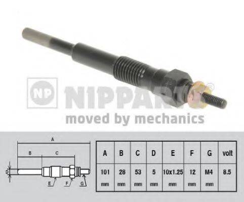 NIPPARTS J5716000 Свічка розжарювання