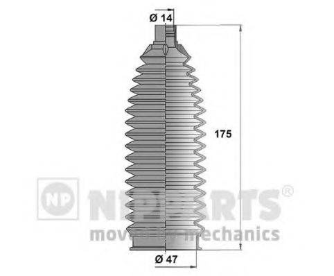 NIPPARTS N2845006 Комплект пильника, рульове керування