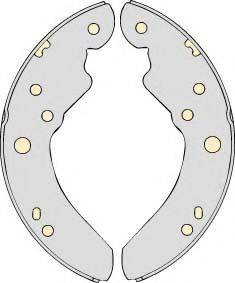 MGA M615 Комплект гальмівних колодок