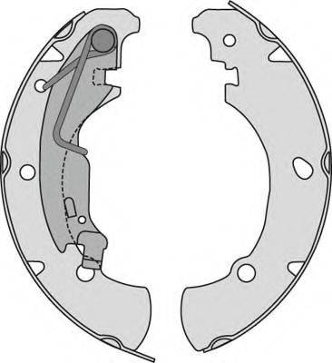MGA M822 Комплект гальмівних колодок